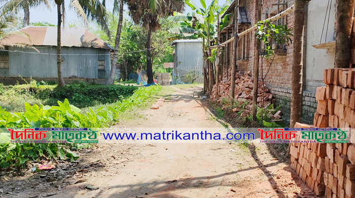 মদাপুরে মুক্তিযোদ্ধার ব্যক্তি মালিকানা জমি দখল করে রাস্তা নির্মানের চেষ্টা!